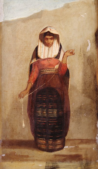 Die Spinnerin von Francisco Laso